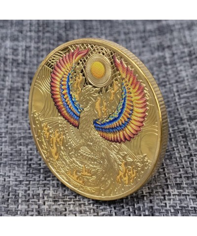 Phoenix from The Ashes Good Luck Coin Phoenix Nirvana Chinese Zodiac Flipping Challenge Coin Good Luck Charm $18.19 Gags & Pr...