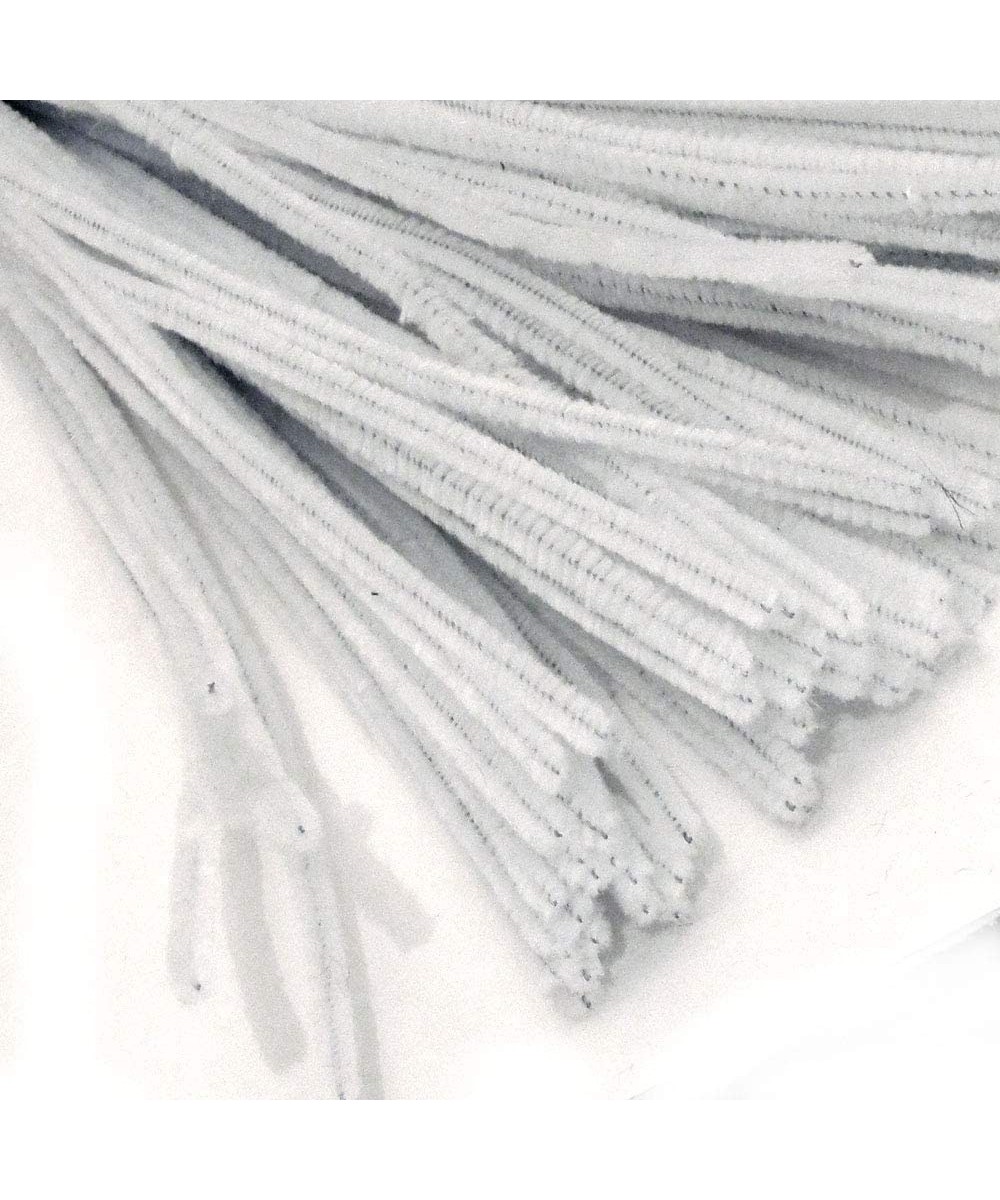 Chenille Stems Pipe Cleaner 12-inch (30-cm) 50-pc White $17.75 Kids' Drawing & Writing Boards