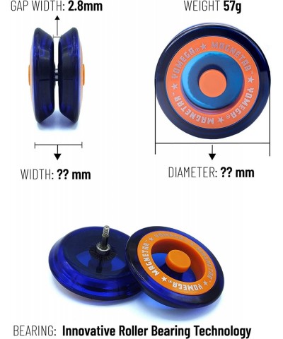 Magnetar Responsive High Performance Ball Bearing Yoyo. Designed for Intermediate and Advanced String Trick and Looping Play....