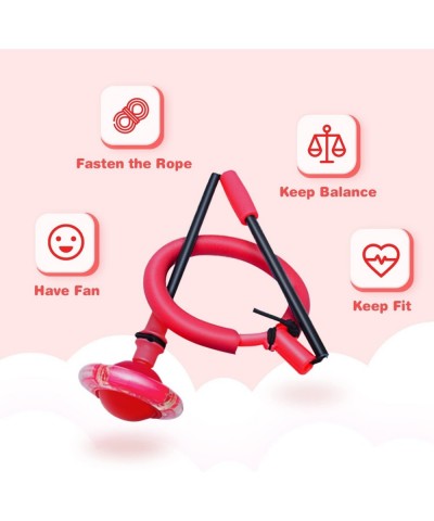 Ankle Skip Ball for Kids Foldable Ankle Skip Ball Flashing Jumping Ring Colorful Sports Swing Ball Fitness Jump Rope Game for...