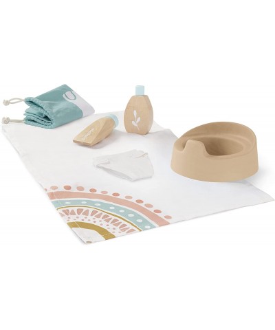 Doll Wooden Care Set Beige 94061 $78.63 Dolls