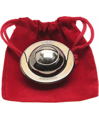 UFO Hanayama Brain Teaser Puzzle New 2019 Release Level 4 Difficulty Rating RED Velveteen Drawstring Pouch Bundled $32.84 Bra...