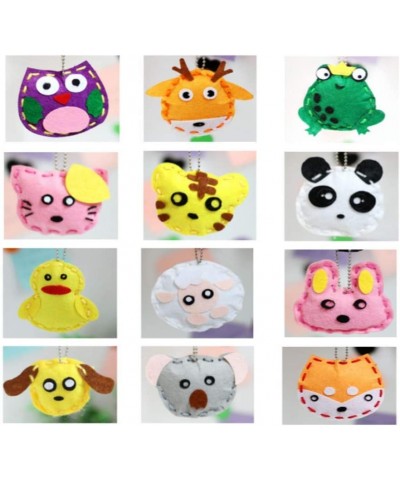 Kids DIY- First Sewing Kit for Kids Learn to Sew DIY Craft Kits Lovely Animals Style- Frog Owl Fox Cat Rabbit Dog Duck Elk Sh...