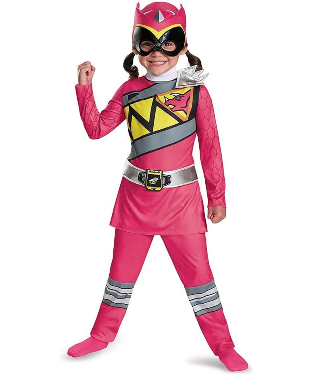 Pink Power Rangers Costume for Toddlers. Official Licensed Pink Ranger Dino Charge Classic Power Ranger Suit with Mask $58.68...