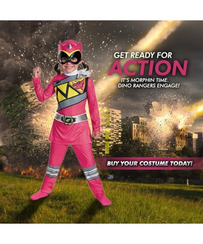 Pink Power Rangers Costume for Toddlers. Official Licensed Pink Ranger Dino Charge Classic Power Ranger Suit with Mask $58.68...