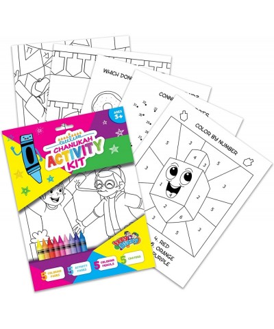 Hanukkah Coloring and Activity Set - Great for Partys and Gifts- Chanuka Color and Activity Kit $16.82 Craft Kits