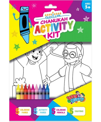 Hanukkah Coloring and Activity Set - Great for Partys and Gifts- Chanuka Color and Activity Kit $16.82 Craft Kits