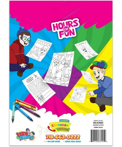 Hanukkah Coloring and Activity Set - Great for Partys and Gifts- Chanuka Color and Activity Kit $16.82 Craft Kits