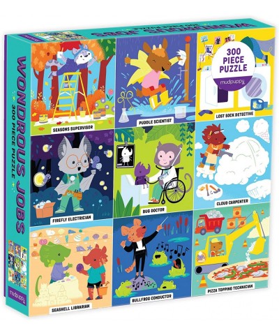 Wondrous Jobs 300 Piece Family Puzzle from Mudpuppy Jigsaw Puzzle Featuring Whimsical Jobs Provides Hours of Creative Play fo...