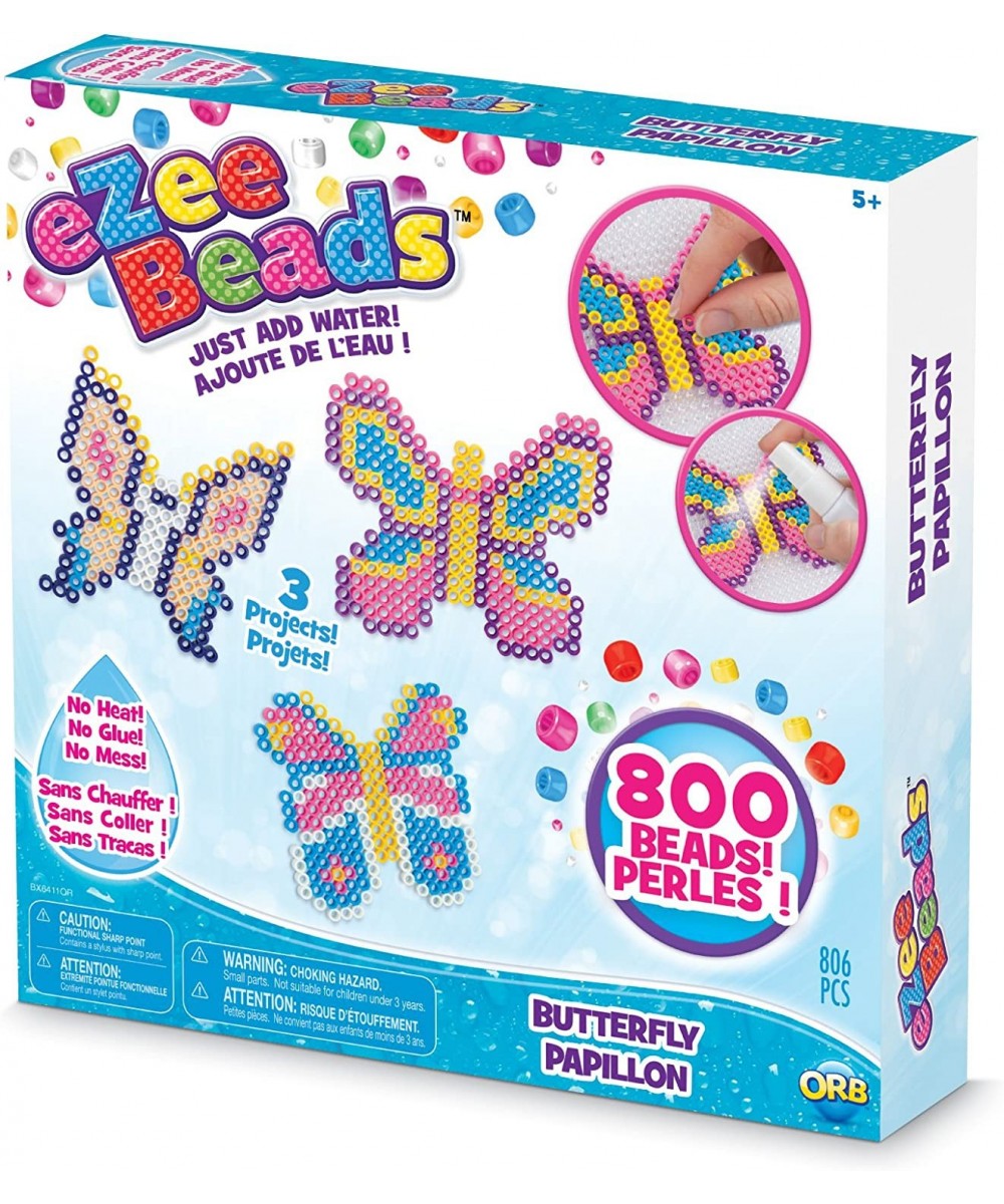 eZeeBeads Butterfly Arts & Crafts Pink/Yellow/Peach/Purple/Blue 9.5" x 2.125" x 9.5 $25.18 Kids' Drawing & Writing Boards