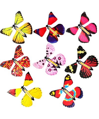 Magic Flying Butterfly Anytec 5PC Wind up Butterfly Flutter Card Prank Flying Paper Butterflies for Birthday Anniversary Wedd...