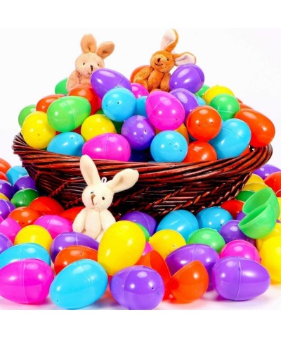 150Pcs Easter Eggs Assortment-2.36" Bright Colors 144 Plastic Easter Eggs and 6 Golden Easter Eggs for Filling Specific Treat...