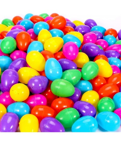 150Pcs Easter Eggs Assortment-2.36" Bright Colors 144 Plastic Easter Eggs and 6 Golden Easter Eggs for Filling Specific Treat...