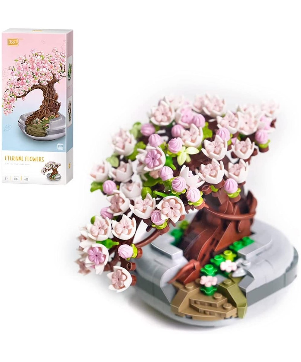 Mini Bricks Model 426Pcs- Cherry Tree Bonsai Model DIY Color-Changing Cherry Blossoms Mini Building Block MOC Bricks Stem Toy...