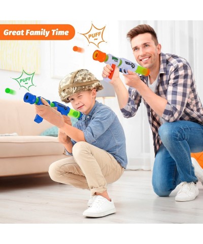 Shooting Game Toy for 5+ Years Old Boys & Girls - 2pk Foam Ball Air Popper Toy Guns Electric Stand Shooting Target 30 Foam Ba...