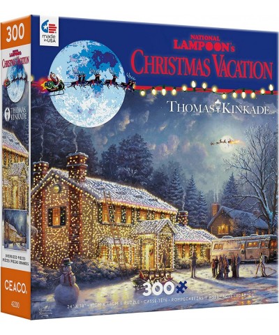 Thomas Kinkade - Holiday Movies - National Lampoons Xmas Vacation - 300 Piece Jigsaw Puzzle $25.66 Jigsaw Puzzles