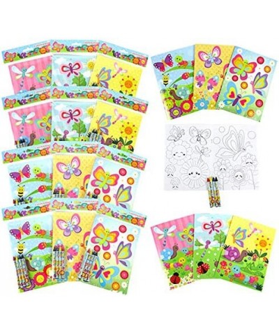 Butterfly Spring Insect Coloring Books with Crayons Party Favors with 12 Coloring Books and 48 Crayons Butterfly Party Favors...