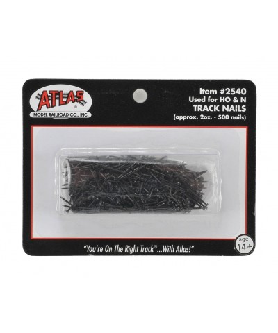 A2540 ATLAS2540 Railroad Ho/N Scale Track Nails (400) ATL2540 AT2540 $20.64 Toy Vehicle Playsets