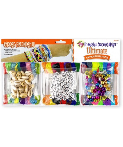 Choose Friendship My Friendship Bracelet Maker Ultimate Expansion Pack 120 Pre-cut Threads and 225 Beads Makes 24-48 Bracelet...