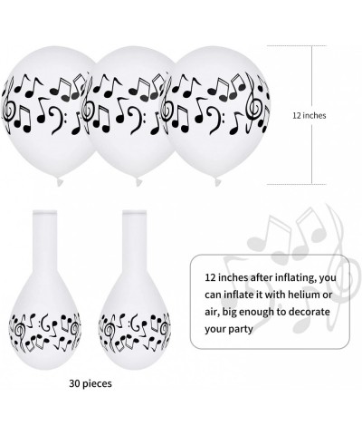 30 Pcs Music Notes Balloons Music Party Decoration Balloons 12 Inches Latex Balloon for Musical Theme Birthday Party Decorati...