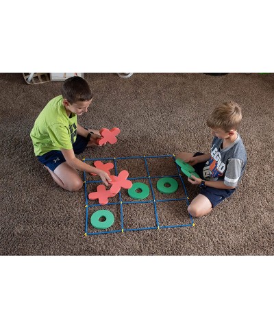 Jumbo Tic Tac Toe Game Set Large Indoor Outdoor Games Backyard Games for Kids and Adults Outdoor Play Yard Games with Carry B...