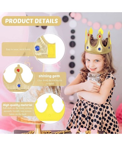 Kids Party Gift King Crown Golden Crown for Boys 4 Pcs Birthday Crown Hat King Crown Adjustable Crown Birthday Party Crowns G...