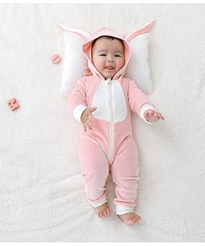 Unisex Baby Animal Romper One Piece Long Sleeve Hooded Cosplay Fall Winter Jumpsuit Outfit $18.73 Kids' Costumes