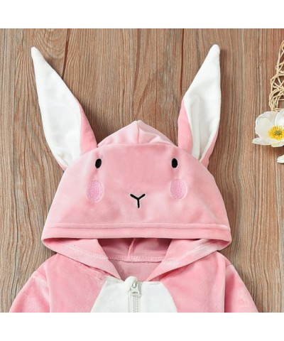 Unisex Baby Animal Romper One Piece Long Sleeve Hooded Cosplay Fall Winter Jumpsuit Outfit $18.73 Kids' Costumes