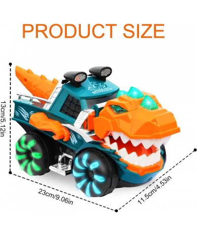 Dinosaur Toys for Kids 3-5 Dinosaur Car Toys with Flashing Light & Roar Music - Battery Powered Bump & Go Monster Truck Toddl...