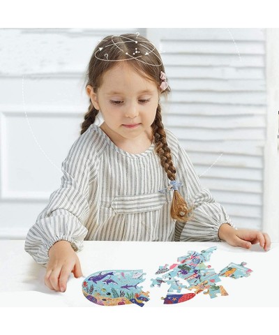 Kids Puzzles for Ages 4-8 8-10 50 Pieces Whale Jigsaw Puzzles for Childrens Kids Learning Educational Toys Puzzles Games for ...