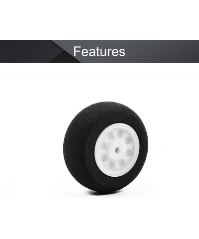 RC Airplane Wheels 0.98" 1Pcs Foam Wheel Replacement for DIY RC Model Plane Aircraft $14.81 Remote & App Controlled Vehicles