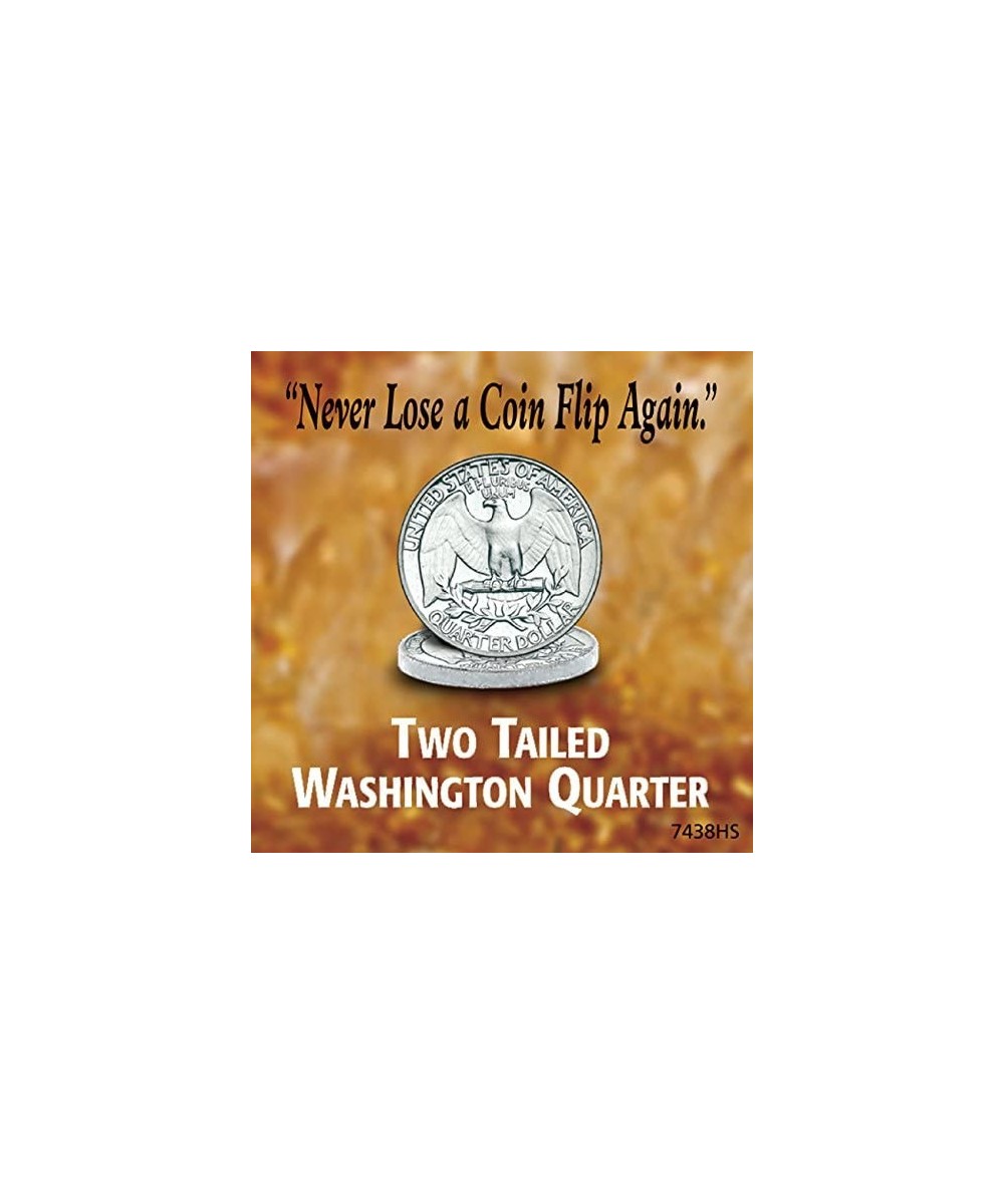 Washington Quarter Two Sides Tails $25.99 Gags & Practical Joke Toys