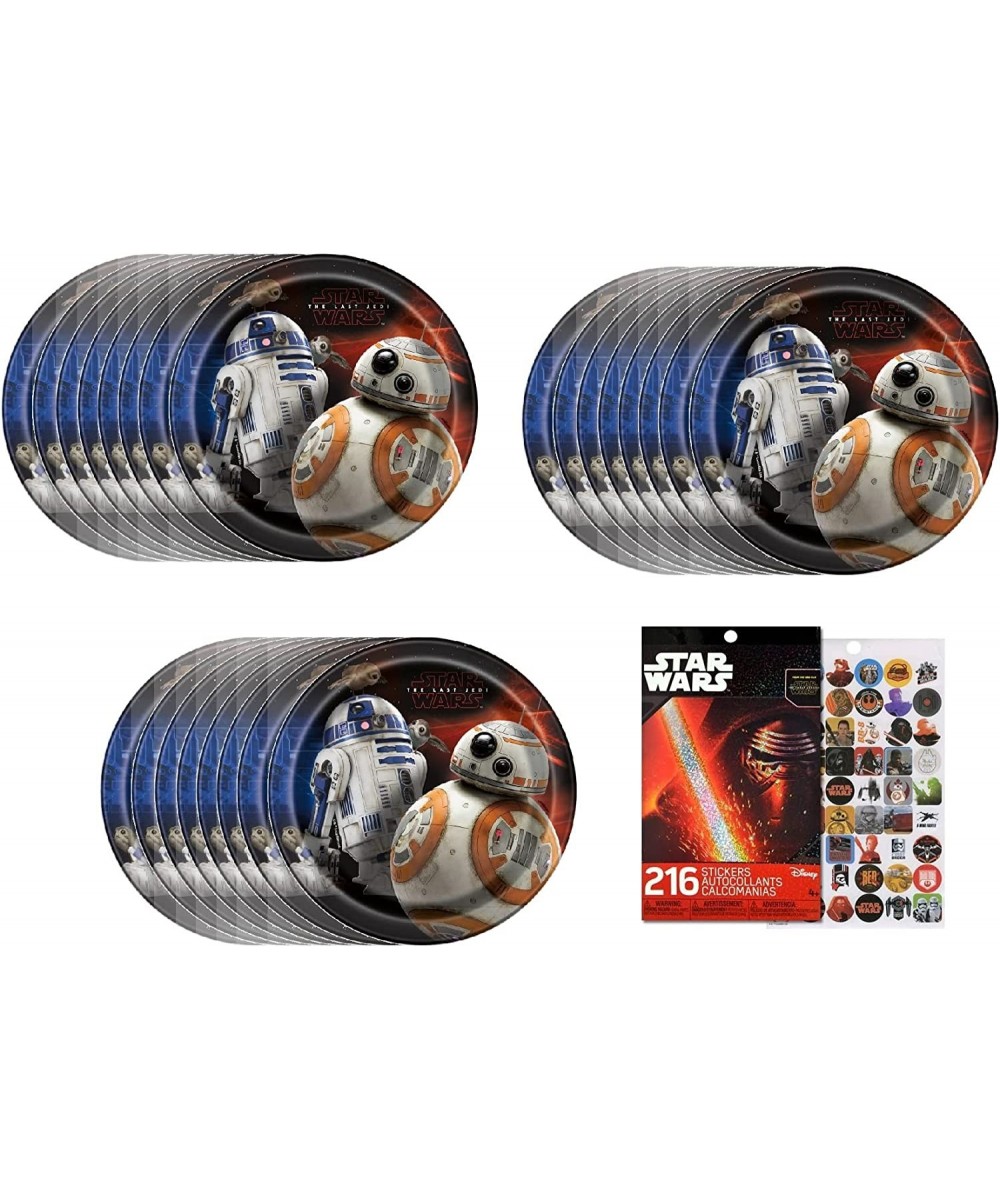 Star Wars Party Supplies Bundle Pack includes 24 Dessert Cake Plates and 4 Sticker Sheets $26.86 Kids' Party Tableware