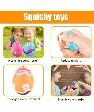 24 Packs Easter Basket Stuffers Squishy Toys Slow Rising Squishy Easter Eggs Party Favor Gifts for Easter $43.01 Miniature No...