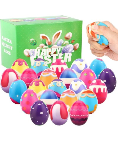 24 Packs Easter Basket Stuffers Squishy Toys Slow Rising Squishy Easter Eggs Party Favor Gifts for Easter $43.01 Miniature No...