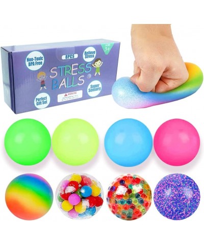 Stress Balls for Kids Squishy Balls Fidget Toys for Adults Stress Relief Ball Toys Netos Sensory Squishies Ball Sticky Balls ...