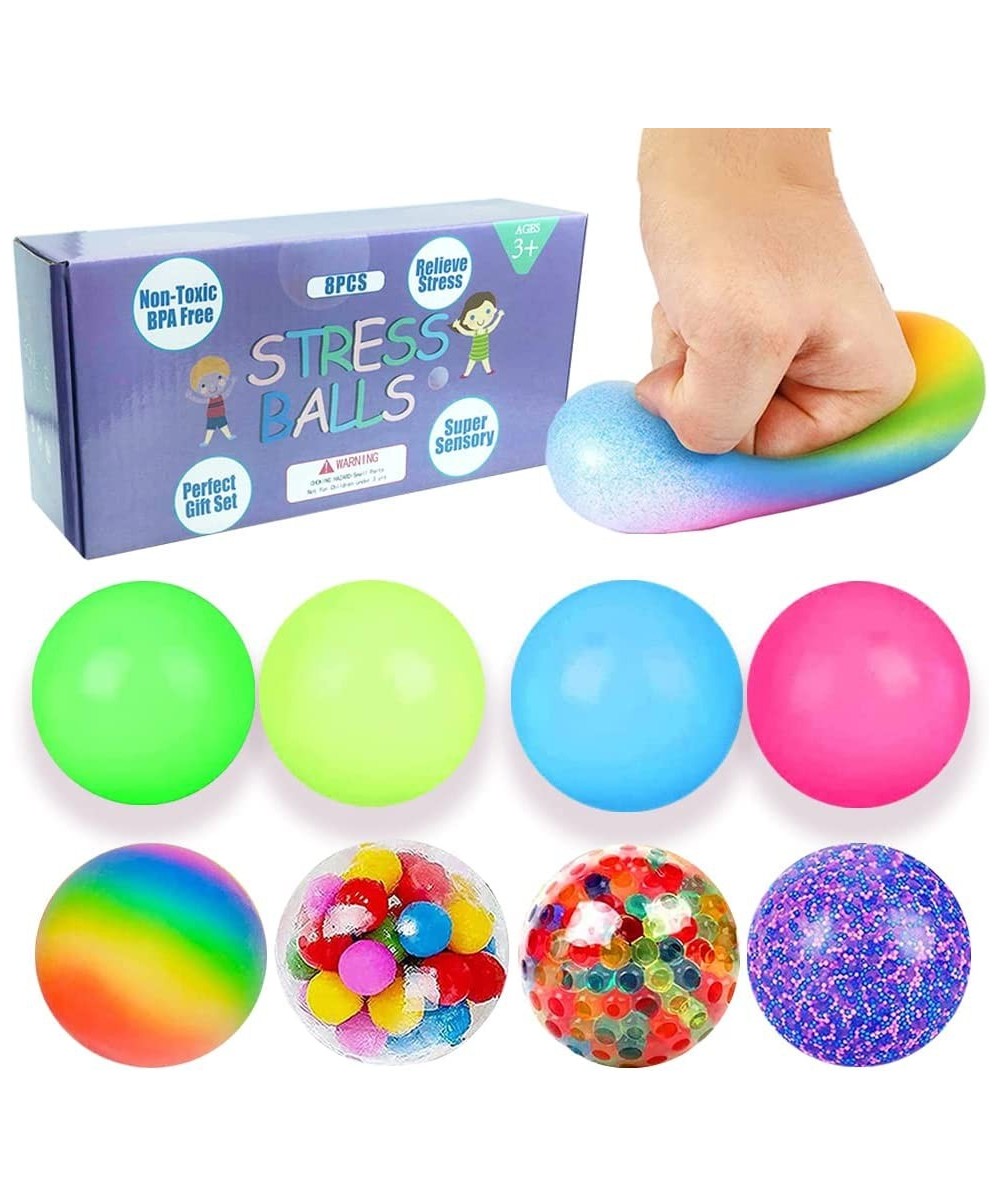 Stress Balls for Kids Squishy Balls Fidget Toys for Adults Stress Relief Ball Toys Netos Sensory Squishies Ball Sticky Balls ...