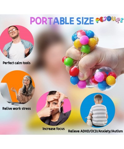 Stress Balls for Kids Squishy Balls Fidget Toys for Adults Stress Relief Ball Toys Netos Sensory Squishies Ball Sticky Balls ...