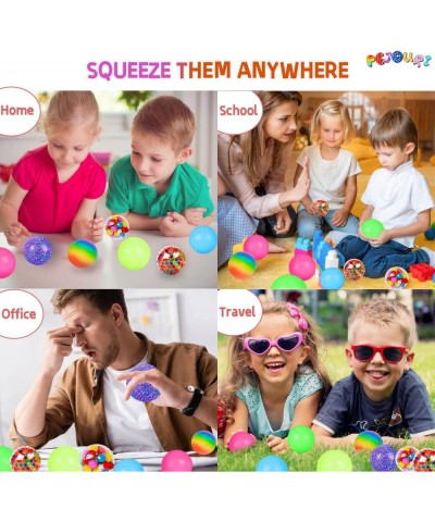 Stress Balls for Kids Squishy Balls Fidget Toys for Adults Stress Relief Ball Toys Netos Sensory Squishies Ball Sticky Balls ...