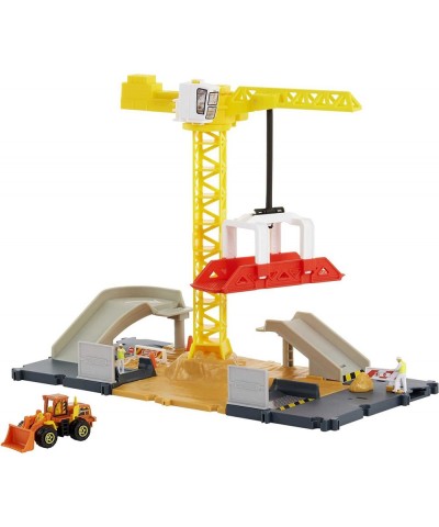 Action Drivers Construction Playset Moving Crane Car-Activated Features Includes 1 Toy Bulldozer for Kids 3 Years Old & Older...