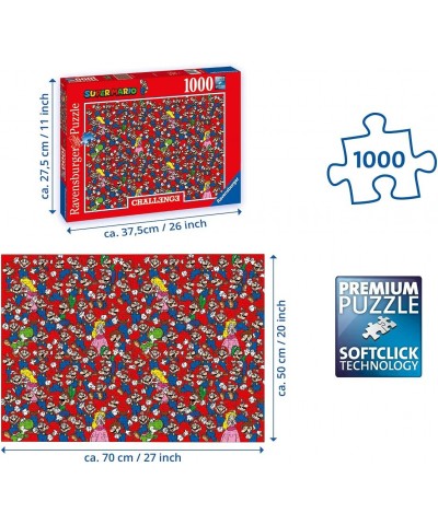 Super Mario Challenge Puzzle 1000 pcs 16525 Puzzle Softclick Premium Quality $46.53 Jigsaw Puzzles