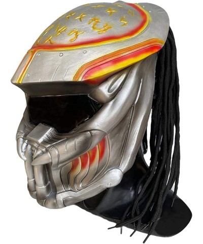 Predator Mask Cosplay Alien vs. Predator Replica Helmet Dreads Soldiers Halloween Prop Latex $58.39 Kids' Dress-Up Accessories