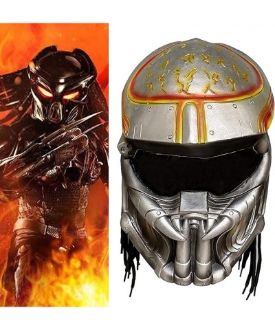 Predator Mask Cosplay Alien vs. Predator Replica Helmet Dreads Soldiers Halloween Prop Latex $58.39 Kids' Dress-Up Accessories