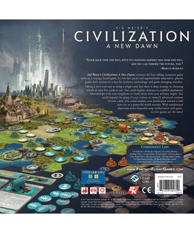 Civilization A New Dawn Board Game | Tactical Strategy Game for Adults and Teens Based on the Hit Video Game Series | Ages 14...