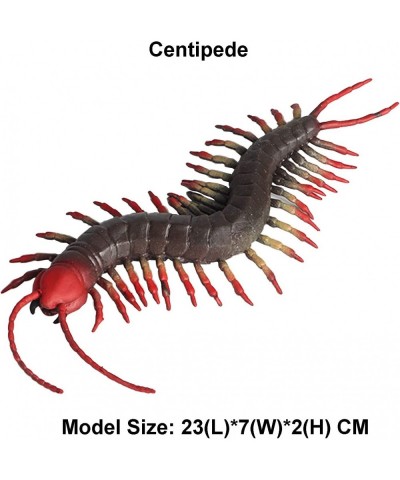 Animal Figures 1pcs Rubber Elastic Realistic Centipede Action Model Stress Relief Toys for Science Project Learning Education...