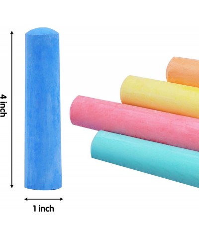 60 PCS Jumbo Washable Bulk Chalk Non-Toxic Sidewalk Chalks Set for Art Play Painting on Chalkboard and Outdoor Playground $27...