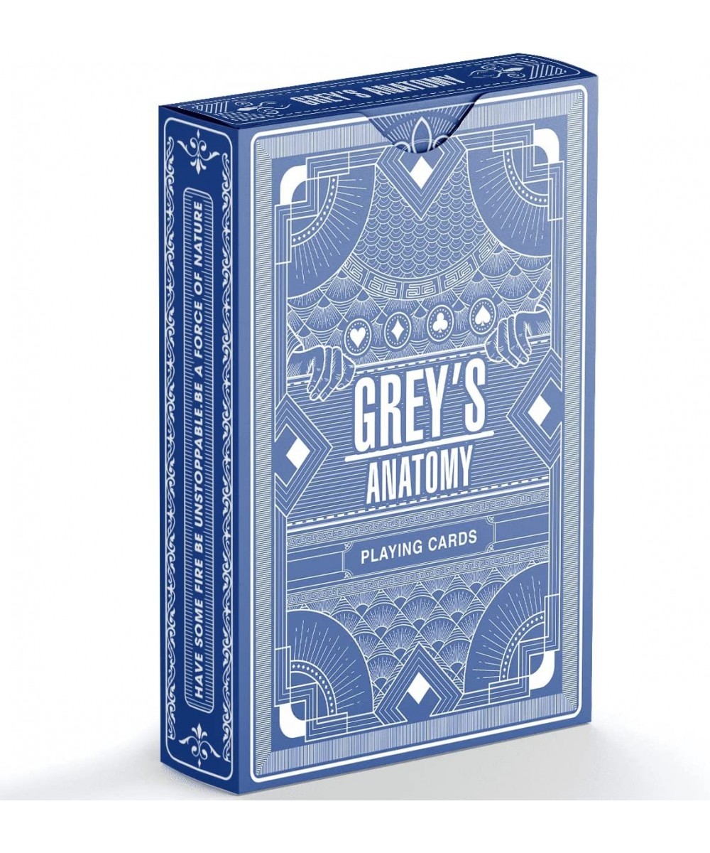 Greys Cool Pack of Playing Cards Anatomy Tv Show Premium Board Games for Adults Pool Beach Camping Accessories Vacation Essen...