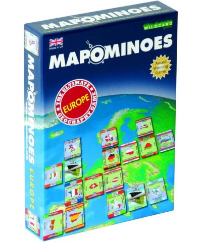 MAPOMINOES Europe – The Ultimate Geography Game – Fun and Educational Travel Card Game About Connecting European Countries fo...