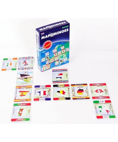 MAPOMINOES Europe – The Ultimate Geography Game – Fun and Educational Travel Card Game About Connecting European Countries fo...