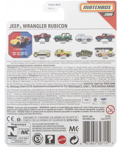 Color Changers Diecast - FKV92 - Jeep Wrangler Rubicon SUV ~ Inspired by Jeep $30.65 Kids' Play Cars & Race Cars